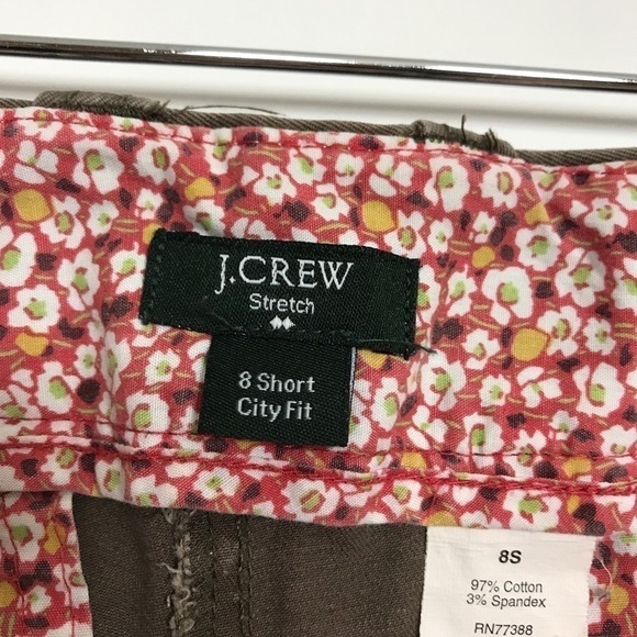 J. Crew Factory City Fit Stretch Khakis Size 8S - Picture 7 of 8